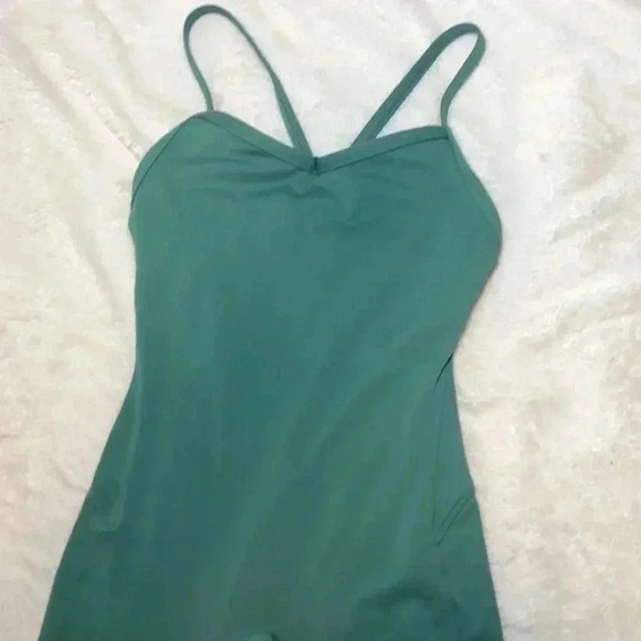 Seafoam Green Backless Workout Jumpsuit - Brazilian Style, Size Small - Picture 2 of 7